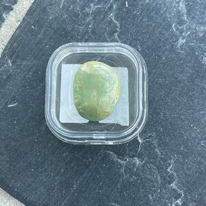 Natural Cerrillos Turquoise Green and Tan stone